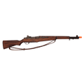 M1 Garand WWII replica rifle with real wood stock and die-cast metal receiver. (Capped Muzzle)