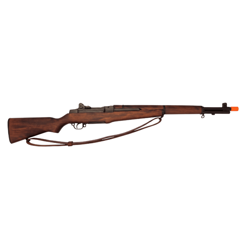 M1 Garand WWII replica rifle with real wood stock and die-cast metal receiver. (Capped Muzzle)